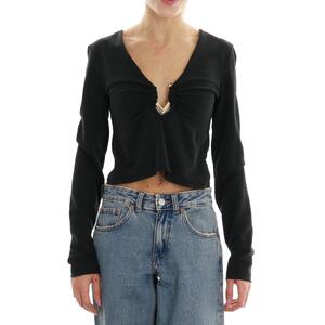 MAGLIETTA CON APPLICAZIONE HAVEONE NERO